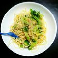 nana_13b's cooksnap of when they made 明太子とブロッコリーのパスタ.