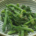 ☆熊八☆'s cooksnap of when they made 簡単★菜の花の塩昆布マヨ和え.