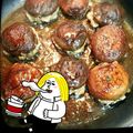 まぁこ♬'s cooksnap of when they made お弁当に！甘辛しいたけの肉詰め♪.