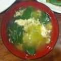 fxoxo's cooksnap of when they made ■糖質制限チンゲン菜卵スープ簡単朝ランチ.