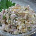 ぷくpuku's cooksnap of when they made 切れない包丁でも作れる鯵のタタキ(なめろ).