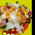 カクレポロジリ's cooksnap of when they made 余ったご飯でライスピザ！.