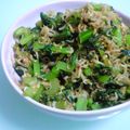 こひよこ's cooksnap of when they made ご飯の友♪カブの葉としらすのふりかけ.