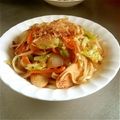 lila07's cooksnap of when they made めんつゆで簡単おいしい焼きうどん★.