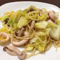しばころちん's cooksnap of when they made いかと春キャベツのガーリックパスタ♪.