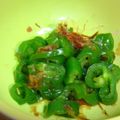 mikiha5's cooksnap of when they made スピード料理　ピーマンのおかか和え.
