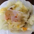 pandaayu's cooksnap of when they made 【ルクエ】新玉ねぎの巣ごもりバター醤油.