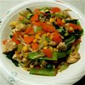 ＲＡＮ♪'s cooksnap of when they made ●鶏肉と小松菜の塩バター炒め●.