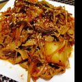 ピロリ♪'s cooksnap of when they made おいしくて止まらなくなる豚キムチ.