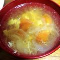 みんみんみらくるん's cooksnap of when they made トマト嫌い克服!!トマトと卵のスープ.
