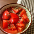 たれゾォ's cooksnap of when they made 簡単！おいしい！トマトのマリネ.