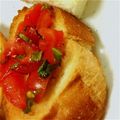 莉菜っち's cooksnap of when they made トマトのブルスケッタ.
