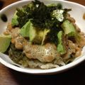 YUKIKI☆'s cooksnap of when they made アボ納豆めかぶしらす丼.