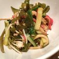 didiko's cooksnap of when they made 茎わかめとカニカマの中華風酢の物.