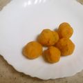 古都ちゃんまま's cooksnap of when they made 超簡単！お弁当デザートにかぼちゃ茶巾☆彡.