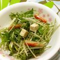 干芋くん's cooksnap of when they made ゆず胡椒風味☆水菜と厚揚げのサラダ☆.