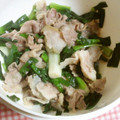 hirokumi93's cooksnap of when they made 簡単！わけぎと豚肉の酒蒸し.