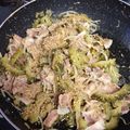 リノニコ's cooksnap of when they made ゴーヤと豚肉の甘辛味噌炒め♪.