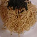 チョコ★☆'s cooksnap of when they made ヘルシーなクリーミーたらこスパゲッティ.