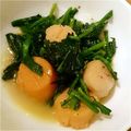 nnarie's cooksnap of when they made ホタテとほうれん草のバターソテー.