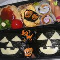abumix's cooksnap of when they made ✿おにぎり⇒ハロウィン弁当✿（キャラ弁）.