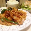 りえっくす♡'s cooksnap of when they made 簡単絶品！豚キムチ　ピリ辛ソース炒め.