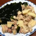 みかn's cooksnap of when they made 筍とわかめに、鶏肉入りの若竹煮.