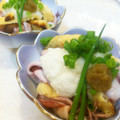 おうちごはん☆'s cooksnap of when they made イカとあぶりうす揚げのとろろあえ♪.