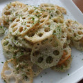 kyoko＊k's cooksnap of when they made れんこんの磯辺炒め.
