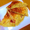 ３ＭaＭa's cooksnap of when they made ホットケーキミックスで生苺入りパンケーキ.