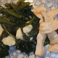 きらり流れ星's cooksnap of when they made 鶏肉とほうれん草のごま油炒め.