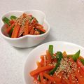 アオキユズ's cooksnap of when they made 人参とピーマンの塩きんぴら（お弁当にも）.