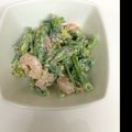 ♪ちょび's cooksnap of when they made 菜の花とエビのマスタードマヨ和え.