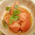カリソメ乙女's cooksnap of when they made 超絶簡単すぐ出来る❤トマトの甘酢漬け.