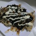 彩央里's cooksnap of when they made おからでヘルシー☆香ばしいお好み焼き.