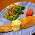 ジュスカ's cooksnap of when they made ほうれん草・ベーコン・くるみの温サラダ.