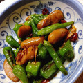 21mg's cooksnap of when they made ししとうとウィンナーのちょいピリ炒め.