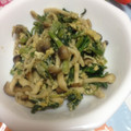 parupisa's cooksnap of when they made しめじとほうれん草の卵炒め.