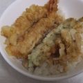 きらり流れ星's cooksnap of when they made 昆布つゆでフィッシュ＆チップスの天丼.