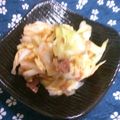 Maimyumi's cooksnap of when they made キャベツと梅肉の和え物.