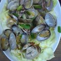 sayusami's cooksnap of when they made レンジで簡単♪あさりのピリカラ酒蒸し.