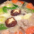 aiko97's cooksnap of when they made 鮭と鶏団子の酒粕鍋.