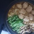 8ひろのん8's cooksnap of when they made フワフワ♥シンプル鶏つくね鍋.