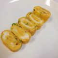 ちび坊ママ's cooksnap of when they made お弁当に☆えびネギの彩卵焼き☆.