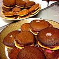 cyokomon's cooksnap of when they made ✿亀十風✿ふわふわどら焼き.