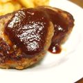 おっちょこび's cooksnap of when they made ふっくら肉汁ジュワ～✿自慢のハンバーグ✿.