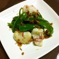トトロお's cooksnap of when they made おつまみ★ピーマンと揚げ天のおかか炒め.