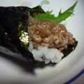 pelorin's cooksnap of when they made 鶏みそ♡根菜手巻き寿司.