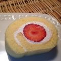 のりまっき's cooksnap of when they made 苺のシフォンロール.