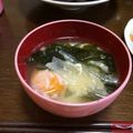 ＲＫまま's cooksnap of when they made ＊大根と落とし卵の味噌汁＊.